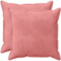 vidaXL Kissenbezug 2 pcs HOUTEN Rosa 70 x 70 cm Samt