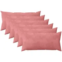 vidaXL Kissenbezug 6 pcs HEERLEN Rosa 40 x 70 cm Samt