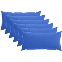 vidaXL Kissenbezug 6 pcs HEERLEN Königsblau 40 x 70 cm Polyester