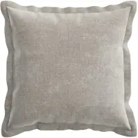 vidaXL Kissenbezug 6 stk. HOUTEN Hellgrau 50 x 50 cm Chenille-Stoff
