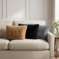 vidaXL Kissenbezug 6 pcs HEERLEN Anthrazit 30 x 50 cm PV Fleece