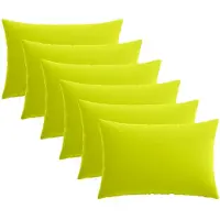 vidaXL Kissenbezug 6 pcs HEERLEN Hellgrün 30 x 50 cm Polyester