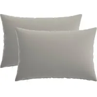 vidaXL Kissenbezug 2 pcs HEERLEN Grau 50 x 80 cm Polyester