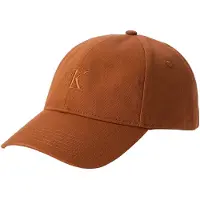 Calvin Klein Monogram Embroidery Cap Argan Oil Größe: OS | Hüte Outlet | Damen