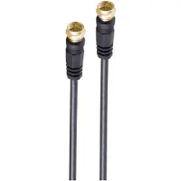 Shiverpeaks BS80097-G-128CP-S Koaxialkabel 7,5 m F Schwarz