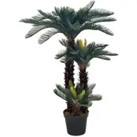Décoshop26 - Künstliche Pflanze mit Topf grüne Cycadee 125 cm Innendekoration DEC022031 DEC022031