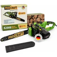 Procraft K2000 Kettensäge 1800 Watt 406 mm Schnittlänge