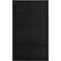 Décoshop26 - Waschbare Fußmatte schwarz 90x150 cm DEC023177 DEC023177