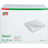 Docpharm GmbH Gazin Mullkomp.10x10 cm Steril 8Fach 100 ST