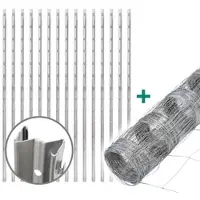 VOSS.farming 50m Classic Wildzaun Komplettset 180/13/30+ Z-Profilpfosten