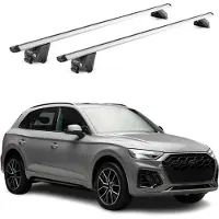 Aurilis Dachträger Grundtäger für Audi Q5 mk3 2025-2026 100kg Aluminium Silber 2tlg