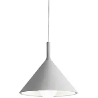 Gea Luce Barbie S/G Pendelleuchte, Mattweiß, E27-Fassung, max. 60 W, Aluminiumrahmen für den Innenbereich -