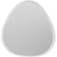 Gea Luce Ecaris A/G Spiegelwandleuchte mit 30W+5W LED (3000K-4000K, dimmbar), satinweißem Aluminiumrahmen – Gealuce