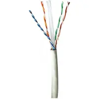 Nedis CAT6a Netzwerkkabel Rolle - Solid - U/UTP - Reines Kupfer - 305 m - Innen - Rund - LSZH - Grau - Pull Box - ausziehbar