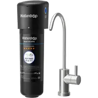 Waterdrop 10UB Wasserfiltersystem mit Dediziertem Wasserhahn Für Untertisch, 30.000 Liter Hohe Chlor-Reduktionskapazität, NSF/ANSI 42