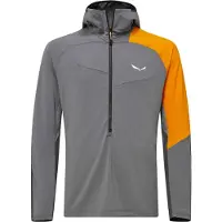 Salewa - Leichter, atmungsaktiver Fleece - Nxt Hyb 1/2 Zip Tee M Quiet Shade für Herren - Größe M - Grau