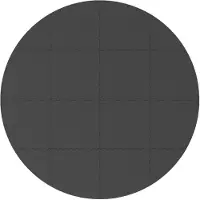 vidaXL Pool Bodenschutzmatte 16 stk. Ø 235 cm Rund EVA-Schaum Schwarz
