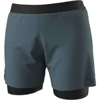 Dynafit - 2-in-1-Traillauf-Shorts – Damen / Frau – Alpine Pro 2/1 Shorts W - Alpine Pro 2/1 Shorts W Cinder für Damen - Größe L - Grau