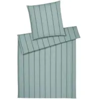 Elegante Soft-Flanell Bettwäsche Cornwall tannengrün Kissenbezug einzeln 40x80 cm - grün