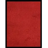 Décoshop26 - Eingangsmatte 60 x 80 cm rot PP und rutschfestes Vinyl DEC040659