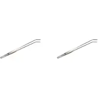 Jojomino 2X Aquarium Fish Tank Live Plants Curved Tweezers Cutting Stainless Steel 28cm