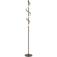 Globo Stehlampe Spiro Bronze mit braunem Sand