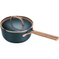 Zwilling Milano Stieltopf mit Glasdeckel 18 cm, Aluminium, Blau