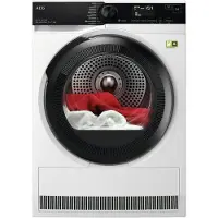 AEG Series 9000 TR9XW80889, Freistehend, Frontlader, Wärmepumpe, Weiß, Drehregler, Berührung, Rechts