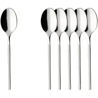 Villeroy & Boch Esslöffel "Espressolöffel NewWave 10,8 cm 6er Set edelstahl" Spülmaschinenfest