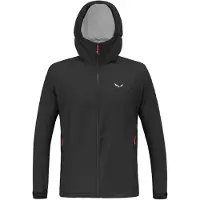 Salewa - Leichte und wasserdichte Jacke - Puez 2.5L PTX Jacket M Black Out für Herren - Größe L - schwarz