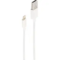 Shiverpeaks -BASIC-S--USB Lade-Sync Kabel, USB A Stecker auf 8-Pin Stecker, 2.0, ABS, weiss, 1,0m