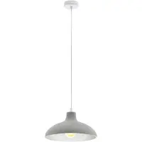 Eglo Barrowby, Flexible Halterung, Grau, Grau, Stahl, Rund, Wohnzimmer