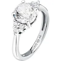 Morellato - Shiny silver ring for women Tesori SAIW29901 - Circuit: 56 mm