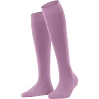 Falke Softmerino Damen Kniestrümpfe, 37-38, Rosa, Uni, Schurwolle