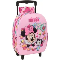 Safta Minnie Mouse 3d 8.91l Rucksack Mit Rollen Rosa Kinder Rosa One Size