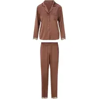 Lingadore Daily Pyjama Basic | Grösse: XS | Farbe: Cognac
