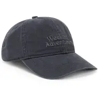 Camel active Cap aus Baumwolle mit Schriftzug in Dunkelblau | Gr.: onesize