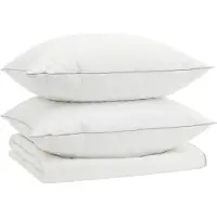 vidaXL Gänsedaunen-Bettdecken-Set 90% FULDA 3 stk. 200 x 220 cm Sommer