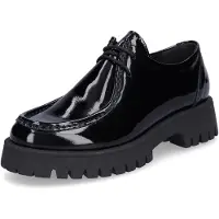 MIDS MINKA Damen Schnürschuh Schwarz aus mit Textilfutter