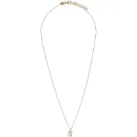 Alisia - Gold-plated necklace with Swarovski pearls "S" AL4258.01.919