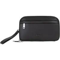 Valentino Kulturbeutel Karo Soft Cosmetic Case Nero