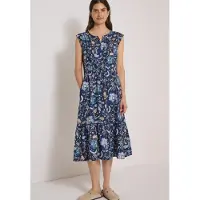 Cecil Midikleid Ohne Taschen mit allover Print