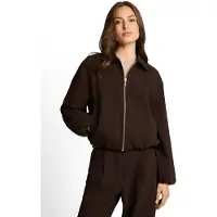 Tom Tailor Jackenblazer "Loose" Kurzjacke im Loose Fit / Hemdkragen