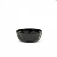 Dutchdeluxes Schale Ceramic Medium 15 cm Zwart Mat