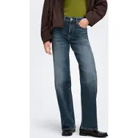 ONLY High-waist-Jeans "ONLMADISON BLUSH HW WIDE DNM DOT529 NOOS" Baumwollmischung, wide fit