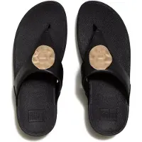 FitFlop Lulu Zehenstegsandalen SCHWARZ 37