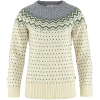 Fjällräven övik Knit Sweater W chalk white-flint grey (113-055) M
