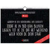 Comello Darum FamilieWEEKnotiz Kalender 2027