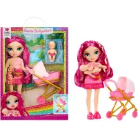 Rainbow High Junior High Jr. High Bestie Babysitters – Stella Monroe (Fuschia), Modepuppe, Weiblich, 4 Jahr(e), Junge/Mädchen, 230 mm, Mehrfarbig