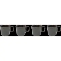 Serax - Sergio Herman - Surface Tasse - 0,3 L - Indy Grey (4er Set)